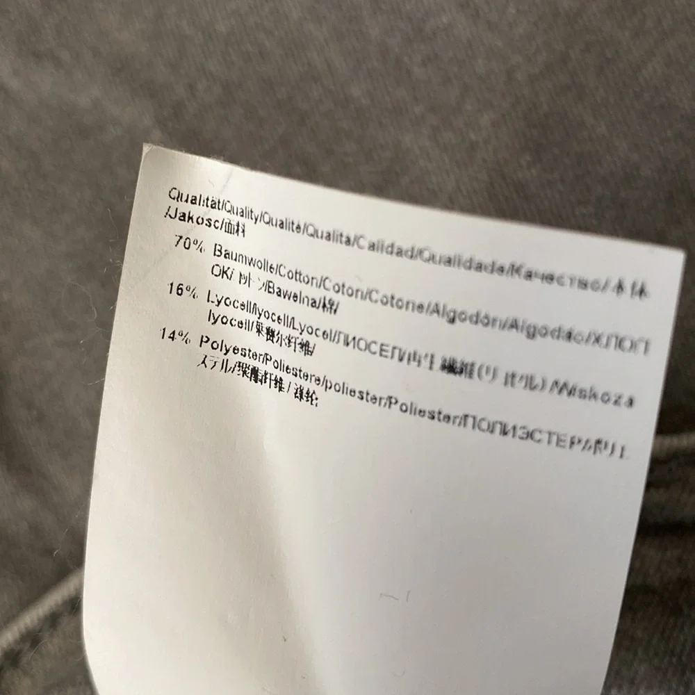 Hugo Boss women’s jeans, faded grey, high rises, skinny, stretchy! Size 28 X 32 - Picture 13 of 14